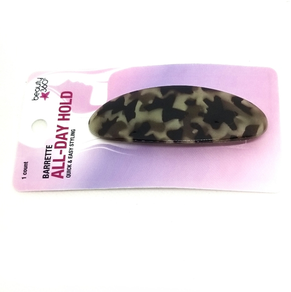 Tortoise Shell Hair Barrette - Picture 3 of 4